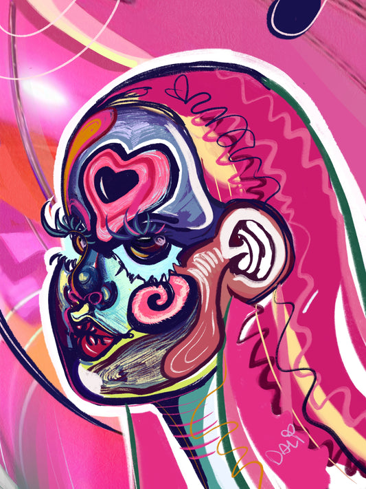 I think with my feelings 8x10 print